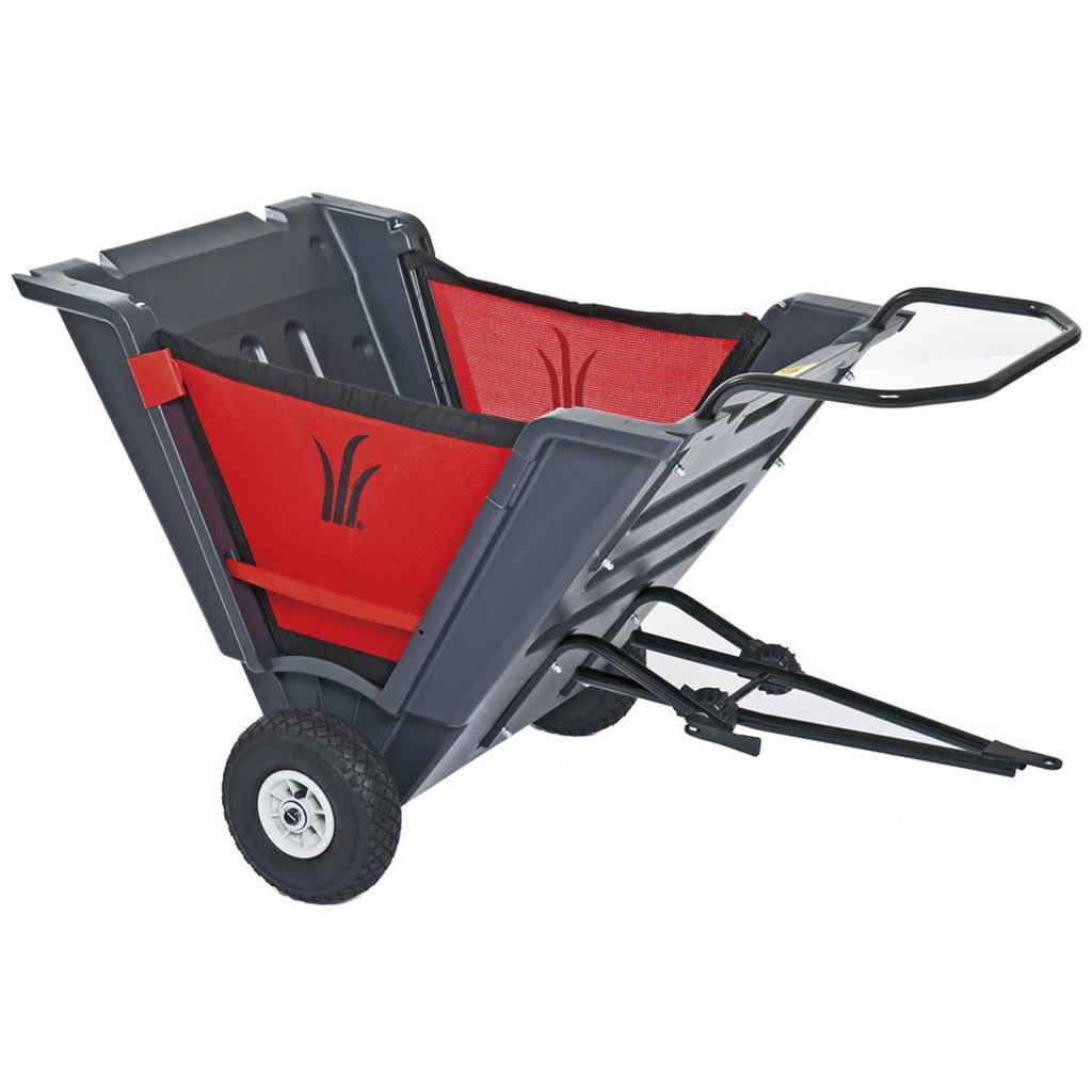 MTD Skládací tažený vozík za traktory s tažným zařízením, nosnost 50 kg, objem 150 l