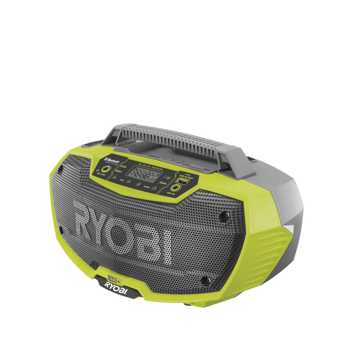 Ryobi R18RH-0 aku 18 V rádio s Bluetooth ONE+ (bez baterie a nabíječky)