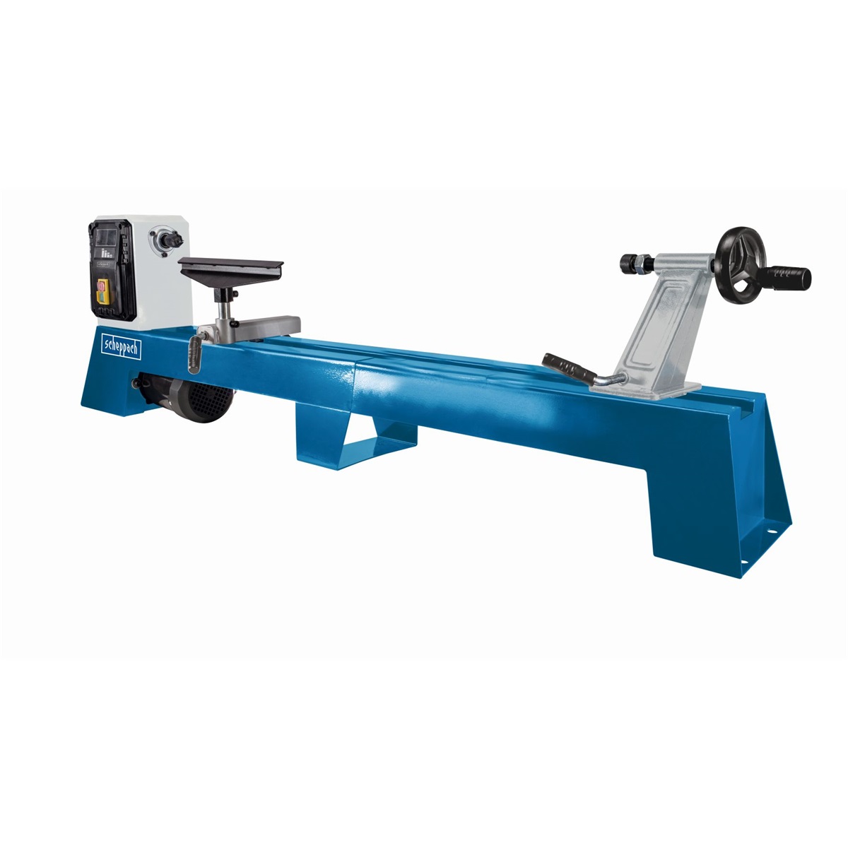 Scheppach DM 1100 T - faeszterga 4sebességes - 230V 400W , átmérő 35cm, hossz 1m, fordulatok 890/1260/1760/2600 1/min