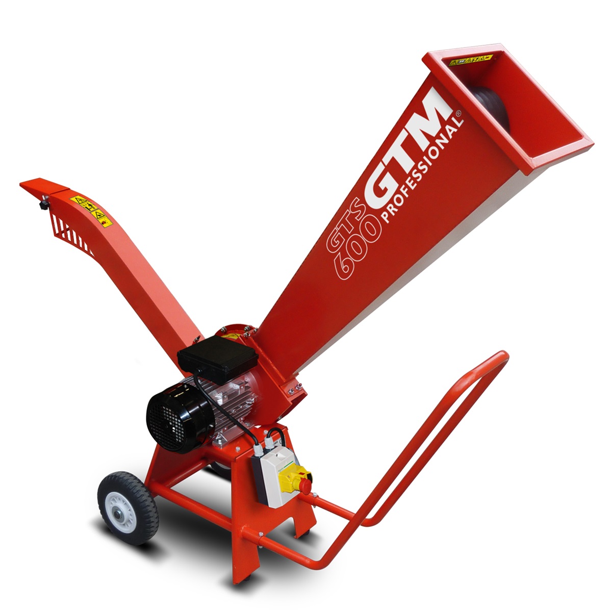 GTM GTS 600E elektromos ágaprító 230V 2200W , 5cm ág átmérőig, áram szükséglet 20A