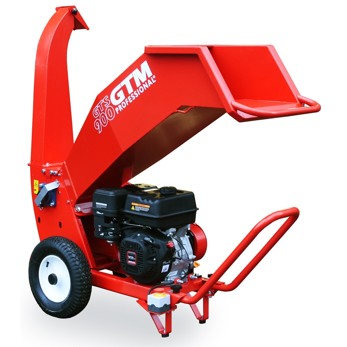 GTM GTS 900G benzinmotoros ágaprító Loncin motor 270ccm 10Le, 8cm ág átmérőig