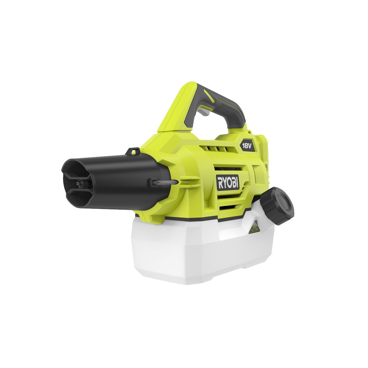 Ryobi RY18FGA-0 aku 18 V mlhovač s 2l nádobou ONE+ (bez baterie a nabíječky)