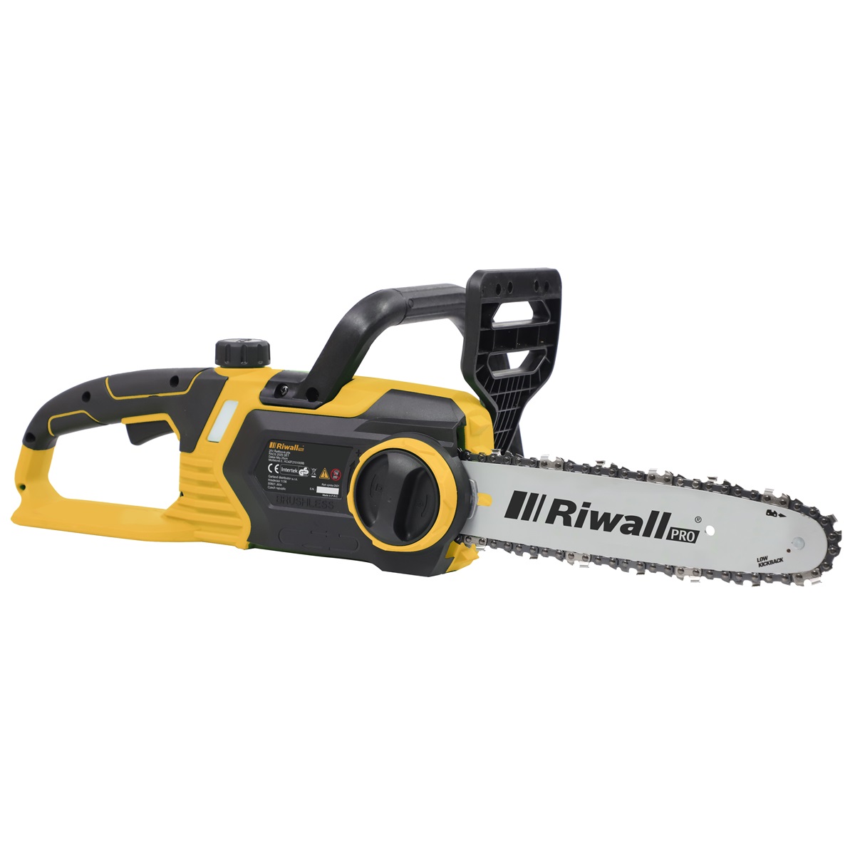 Riwall PRO RACS 2520i SET akumulátorová řetězová pila 20 V (včetně nabíječky a 4,0 Ah akumulátoru)